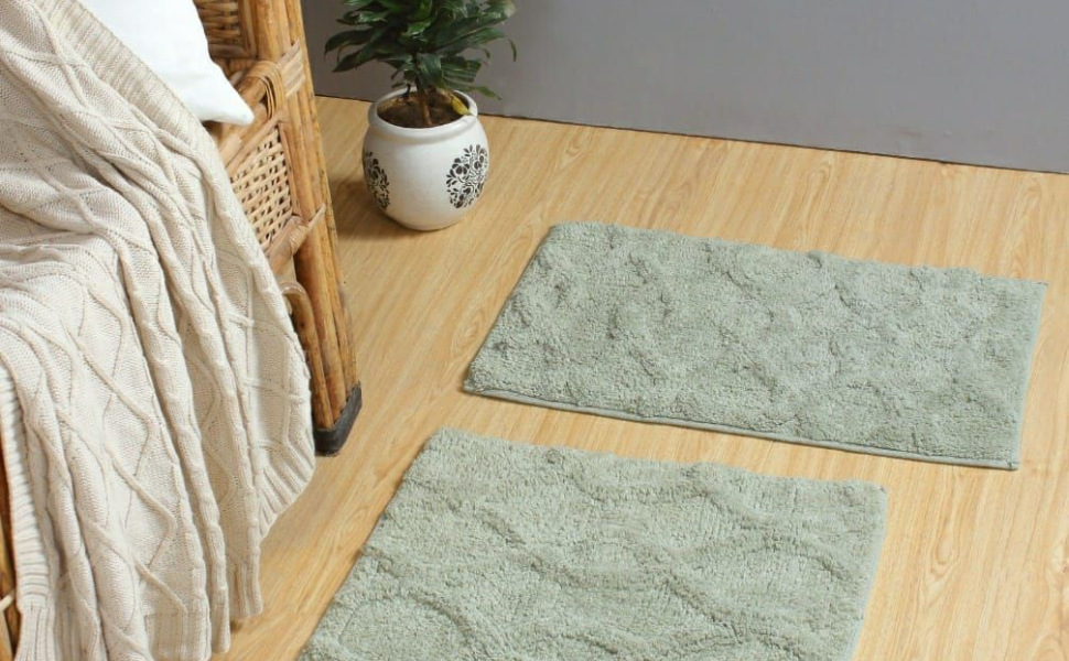 cotton bath mats